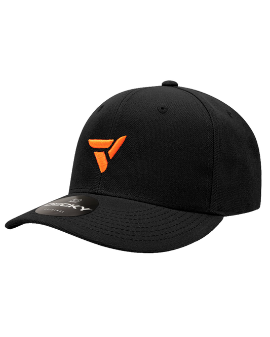 Decky 6 Panel Mid Structured Snapback Cap