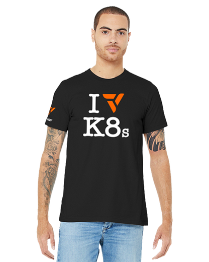 I Love K8's T-Shirt: BELLA+CANVAS® Unisex Jersey Short Sleeve Tee