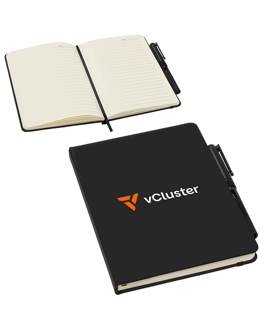 Quorum Soft Touch Journal with Matching Color Gel Pen