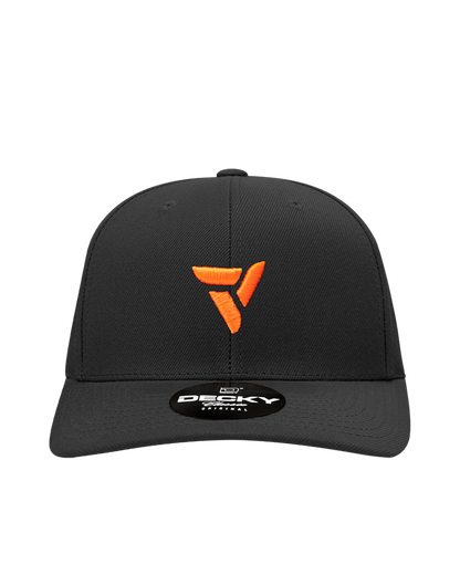 Decky 6 Panel Mid Structured Snapback Cap